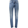 Calvin Klein Blu Cotton Men's Slim-Taper Jean