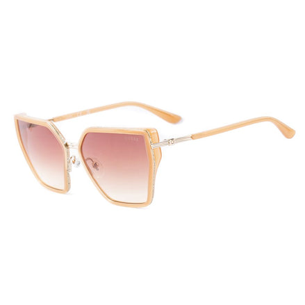 Guess Beige Resin Sunglasses Guess