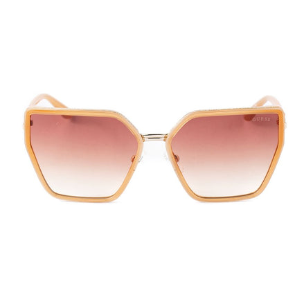 Guess Beige Resin Sunglasses Guess