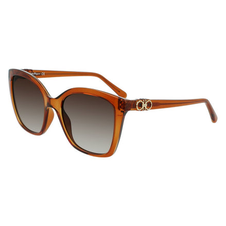 Ferragamo Brown Injected Sunglasses Ferragamo