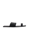 Jil Sander Black Leather Sandals