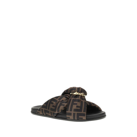 Fendi Multicolor Rubber Slippers Fendi