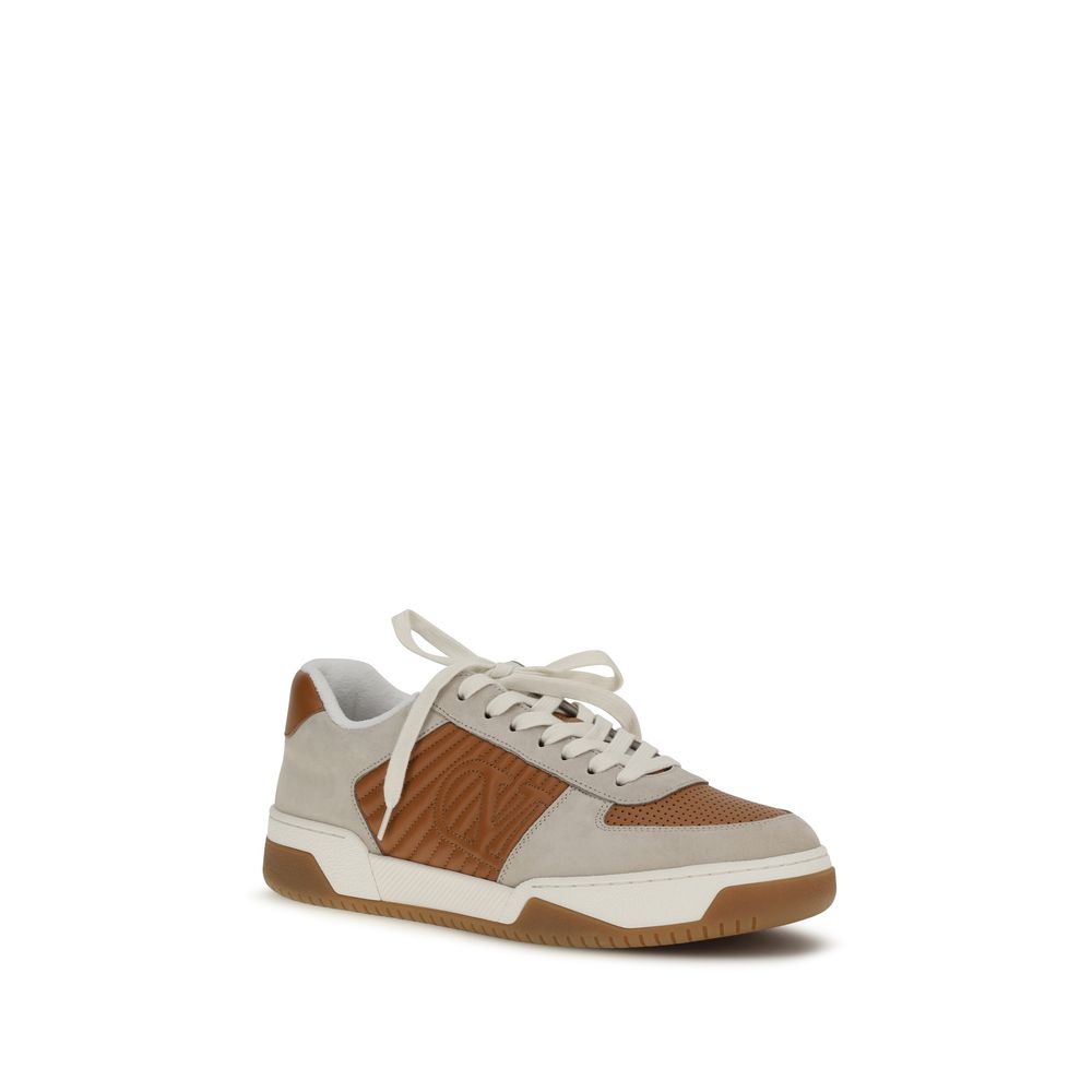 Valentino Garavani Multicolor Calf Leather Bos Taurus Athletic Sneakers Valentino Garavani