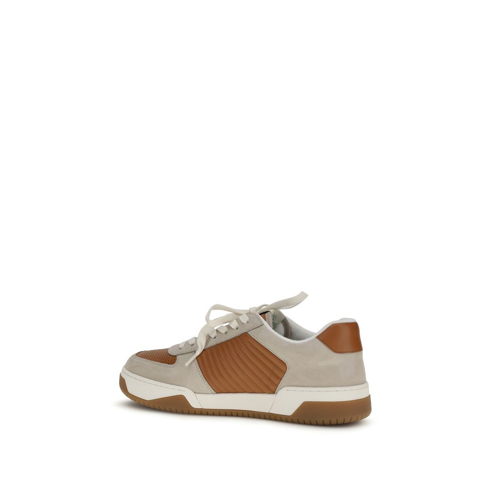 Valentino Garavani Multicolor Calf Leather Bos Taurus Athletic Sneakers Valentino Garavani