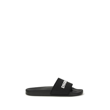 Dsquared² Black Rubber Sandals Dsquared²