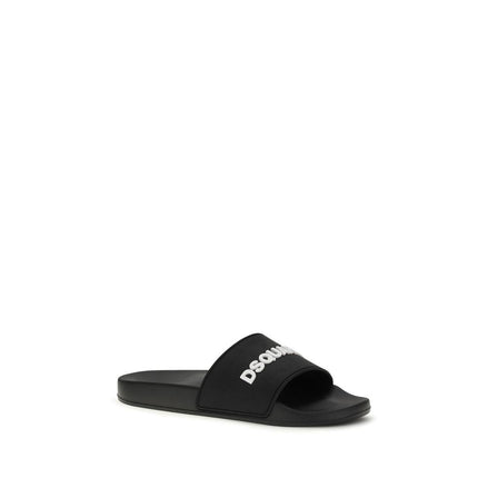 Dsquared² Black Rubber Sandals Dsquared²