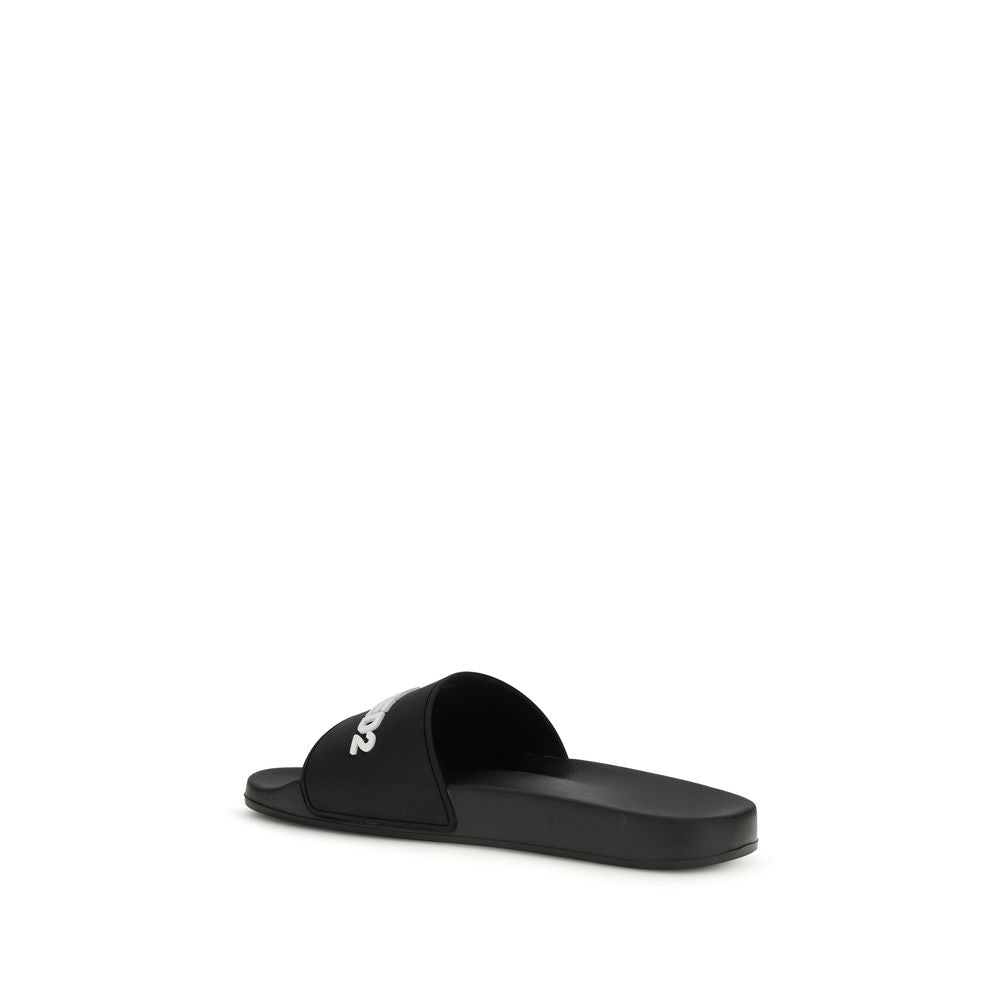 Dsquared² Black Rubber Sandals Dsquared²