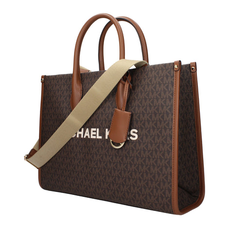 Michael Kors Brown Fabric Handbag