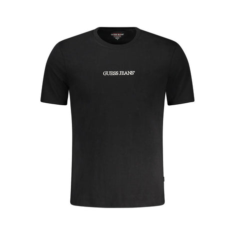 Guess Jeans Black Cotton Men T-Shirt Guess Jeans