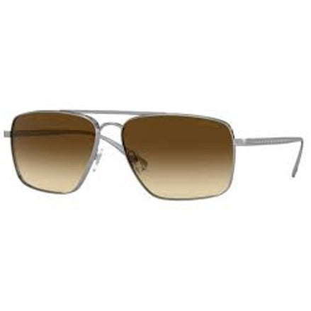 Versace Gray Metal Sunglasses Versace