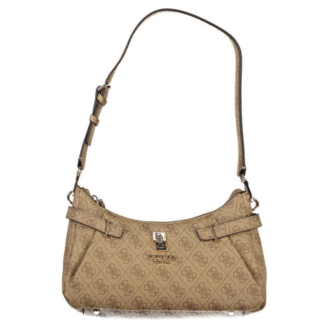 Guess Jeans Beige Polyurethane Women Handbag Guess Jeans