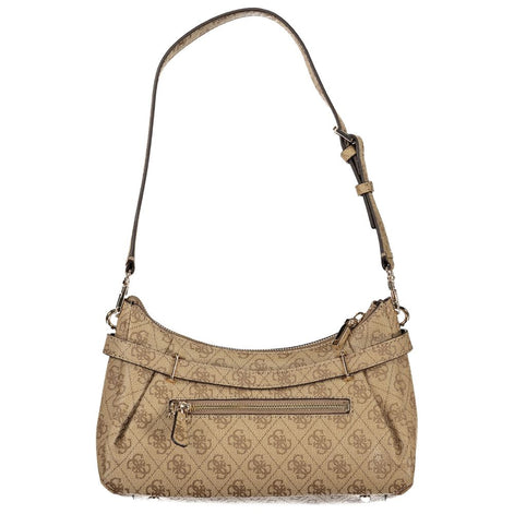 Guess Jeans Beige Polyurethane Women Handbag Guess Jeans