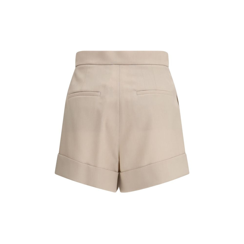 Max Mara Bicolor Fleece Wool Short And Mini Shorts
