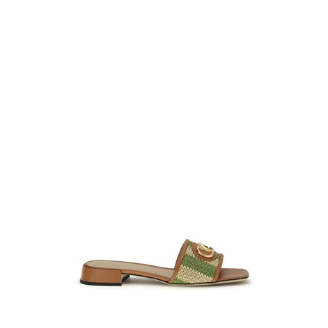 Valentino Garavani Multicolor Calf Leather Bos Taurus Sandals Valentino Garavani
