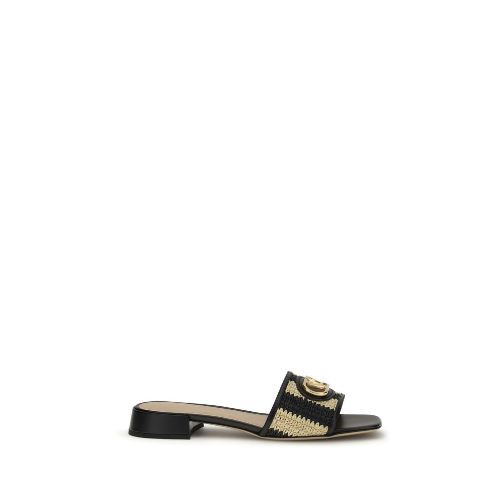 Valentino Garavani Multicolor Calf Leather Bos Taurus Sandals Valentino Garavani