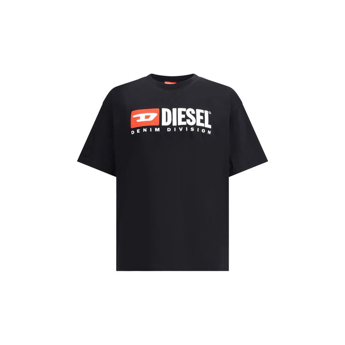 Diesel Black Cotton T-Shirt Diesel