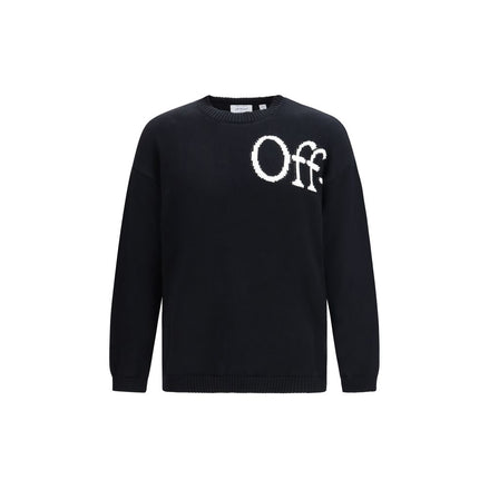 Off-White Black Cotton Sweatshirt