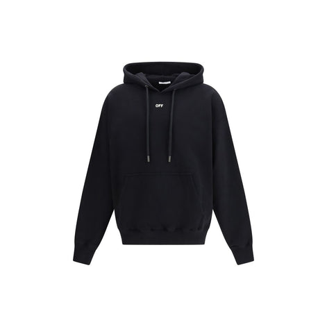Off-White Black Cotton Sweatshirt