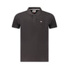 Tommy Hilfiger Black Cotton Men's Polo Shirt