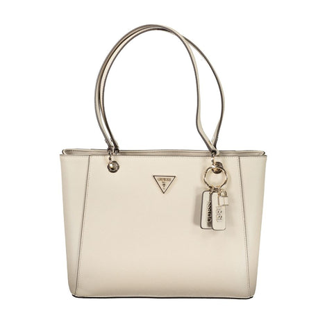 Guess Jeans Beige Poliuretano Women Handbag