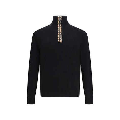 Burberry Black Wool Sweatshirt