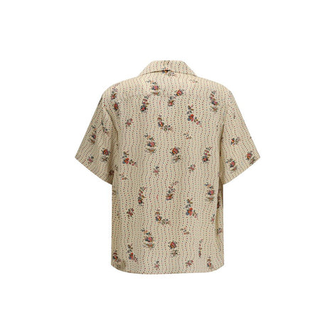 Valentino Multicolor Silk Pattern Shirt