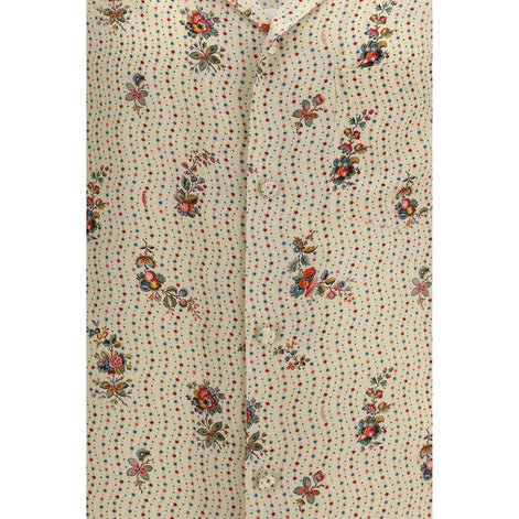 Valentino Multicolor Silk Pattern Shirt