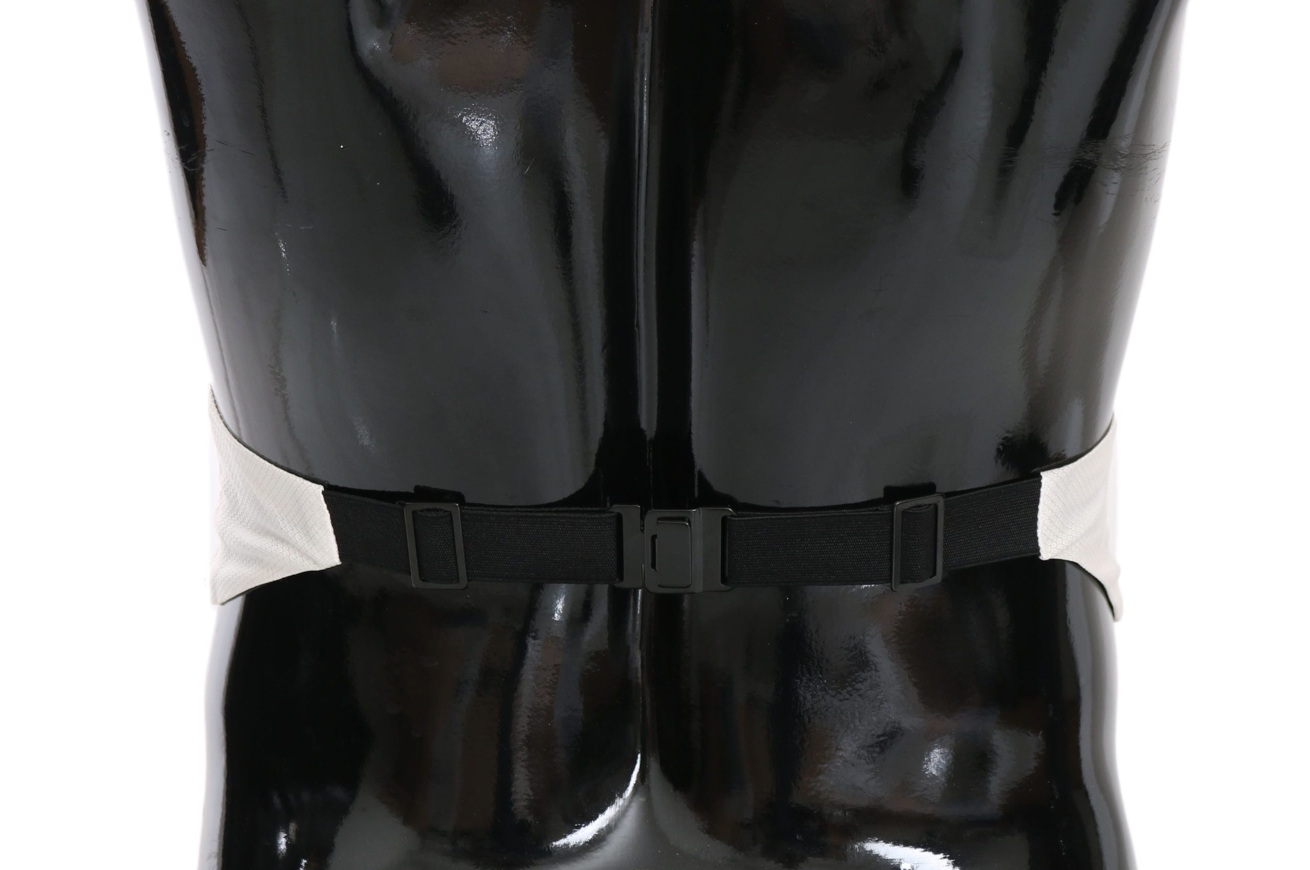 Dolce & Gabbana White Men Waist Belt 100% Silk Cummerbund Dolce & Gabbana