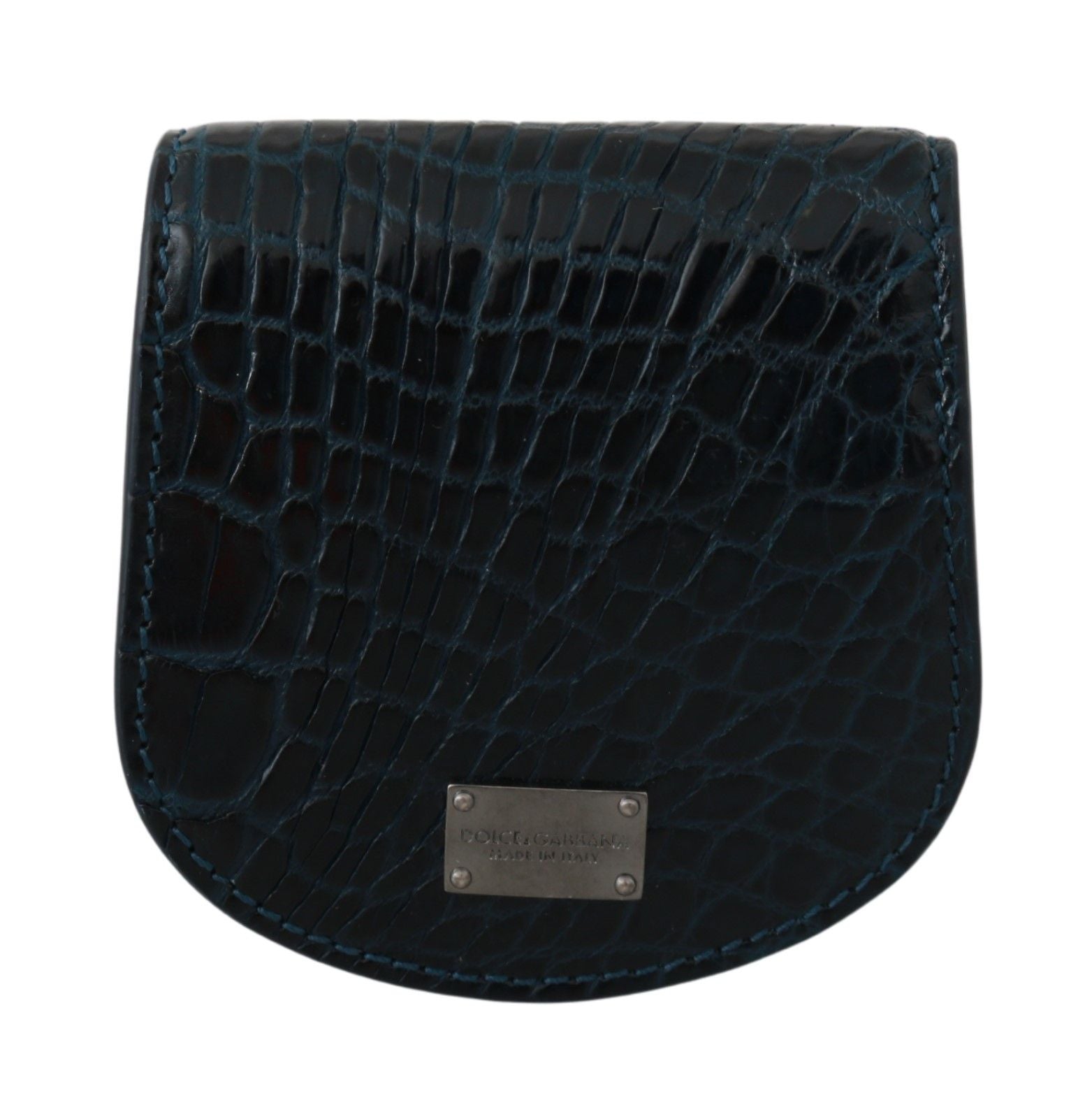Dolce & Gabbana Blue Exotic Skins Condom Case Holder Pocket Dolce & Gabbana