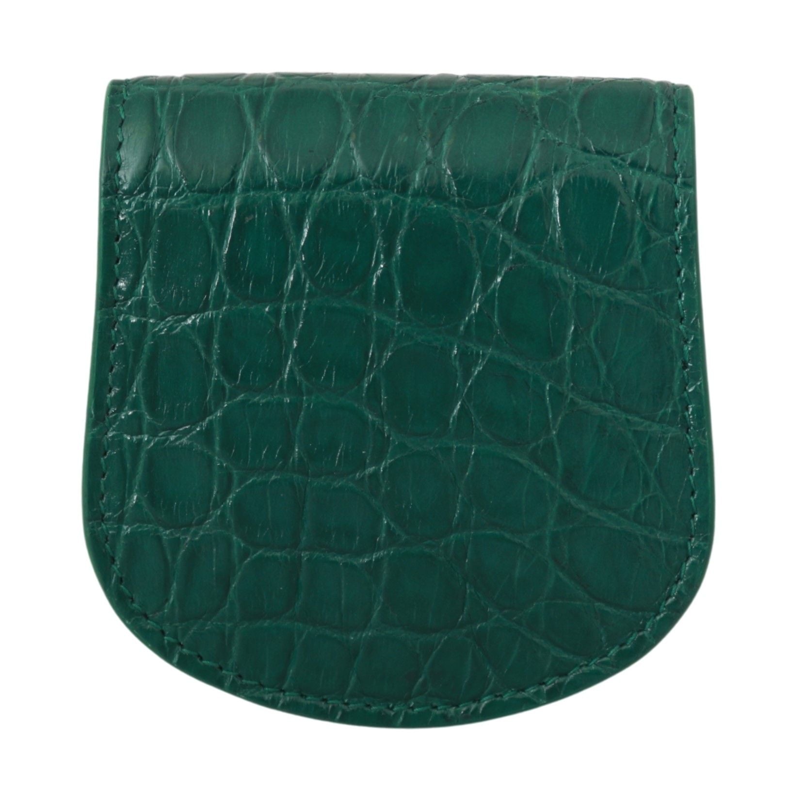 Dolce & Gabbana Green Exotic Skins Condom Case Holder Wallet Dolce & Gabbana