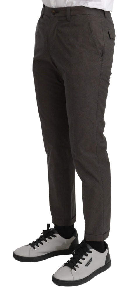 Dolce & Gabbana Brown Casual Mens Trouser 100% Cotton Pants Dolce & Gabbana