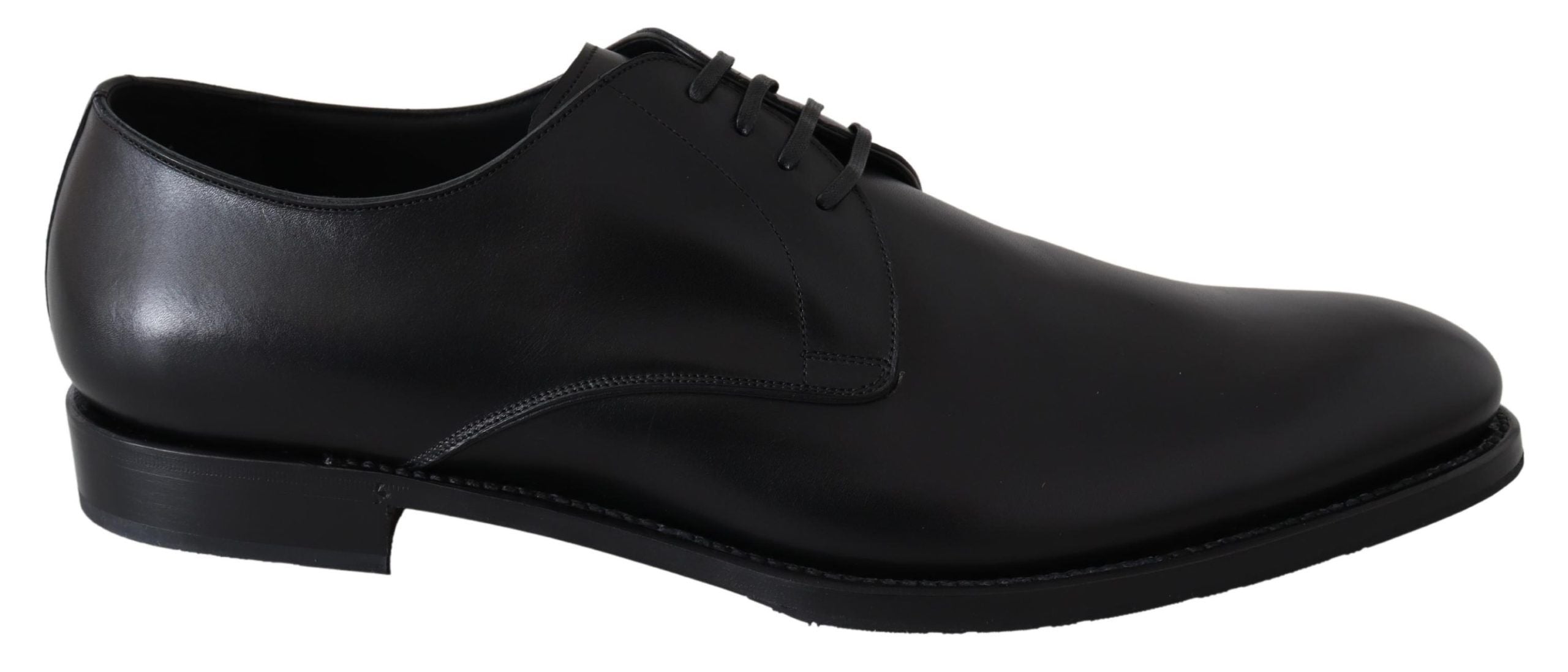 Dolce & Gabbana Black Leather SARTORIA Hand Made Shoes Dolce & Gabbana