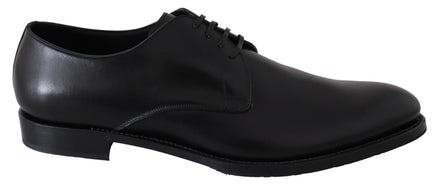 Dolce & Gabbana Black Leather SARTORIA Hand Made Shoes Dolce & Gabbana