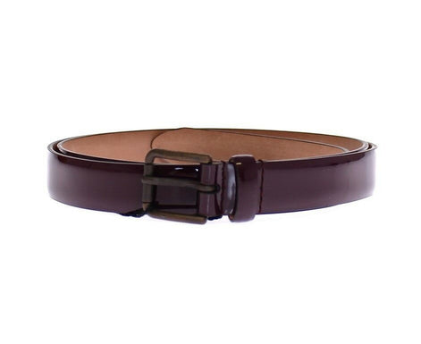 Dolce & Gabbana Purple Leather Logo Cintura Gürtel Belt Dolce & Gabbana