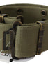 Ermanno Scervino Green 100% Cotton Rustic Bronze Buckle Belt Ermanno Scervino