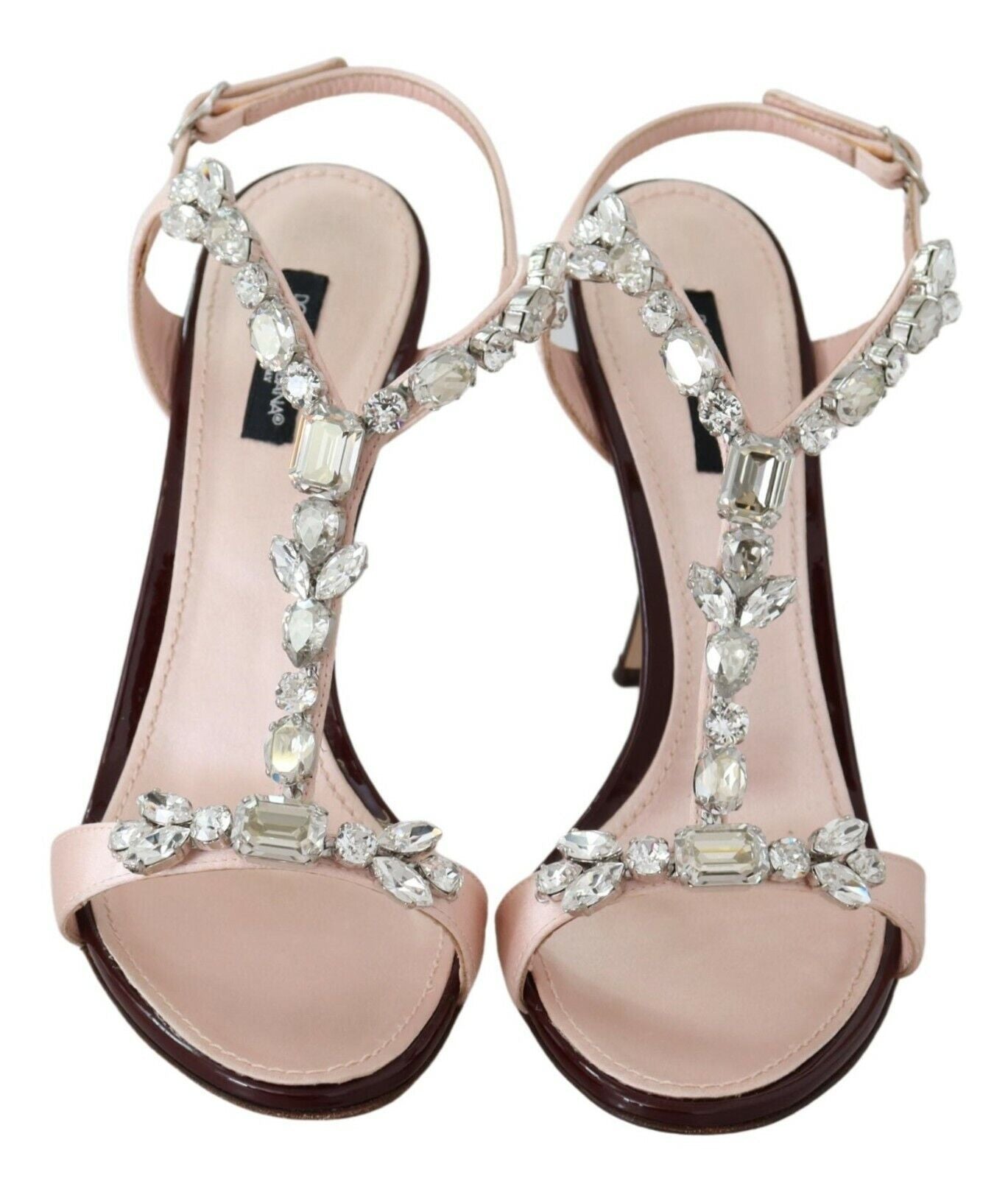 Dolce & Gabbana Pink Crystals Heels Keira Sandals Dolce & Gabbana