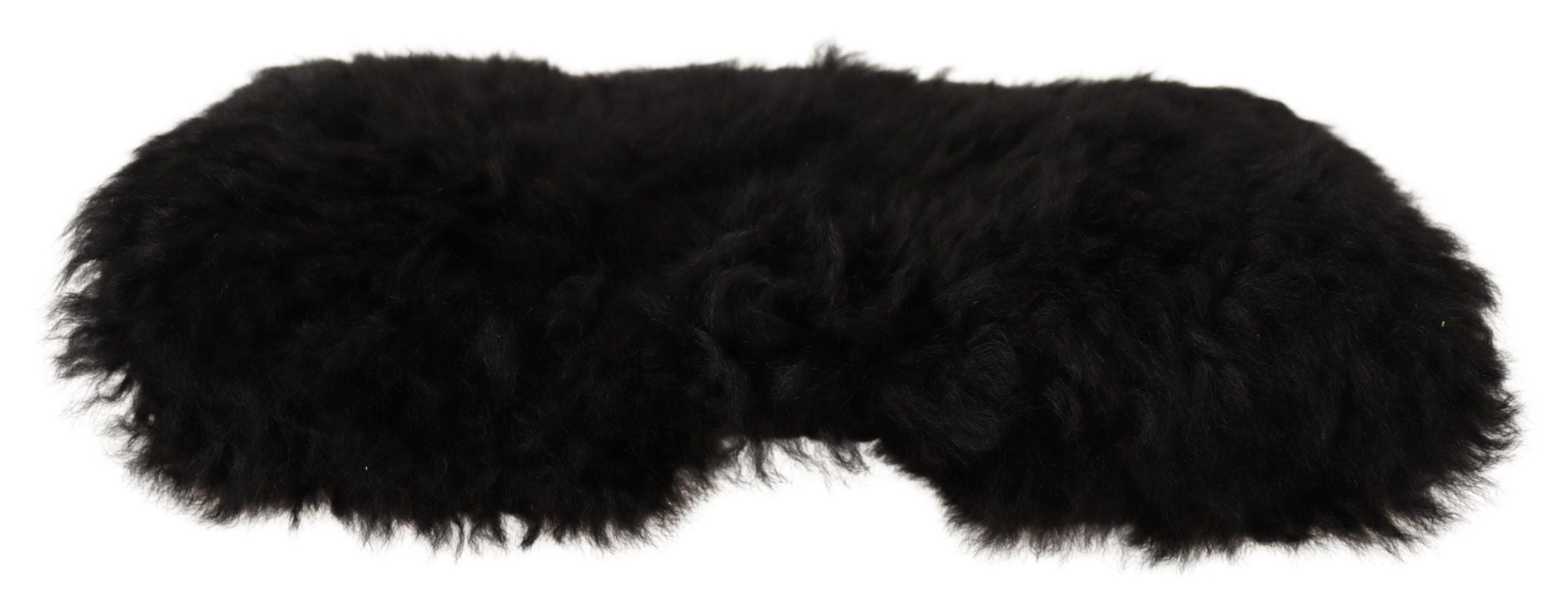 Dolce & Gabbana Black Cashmere Fur Women Beanie Women Hat Dolce & Gabbana