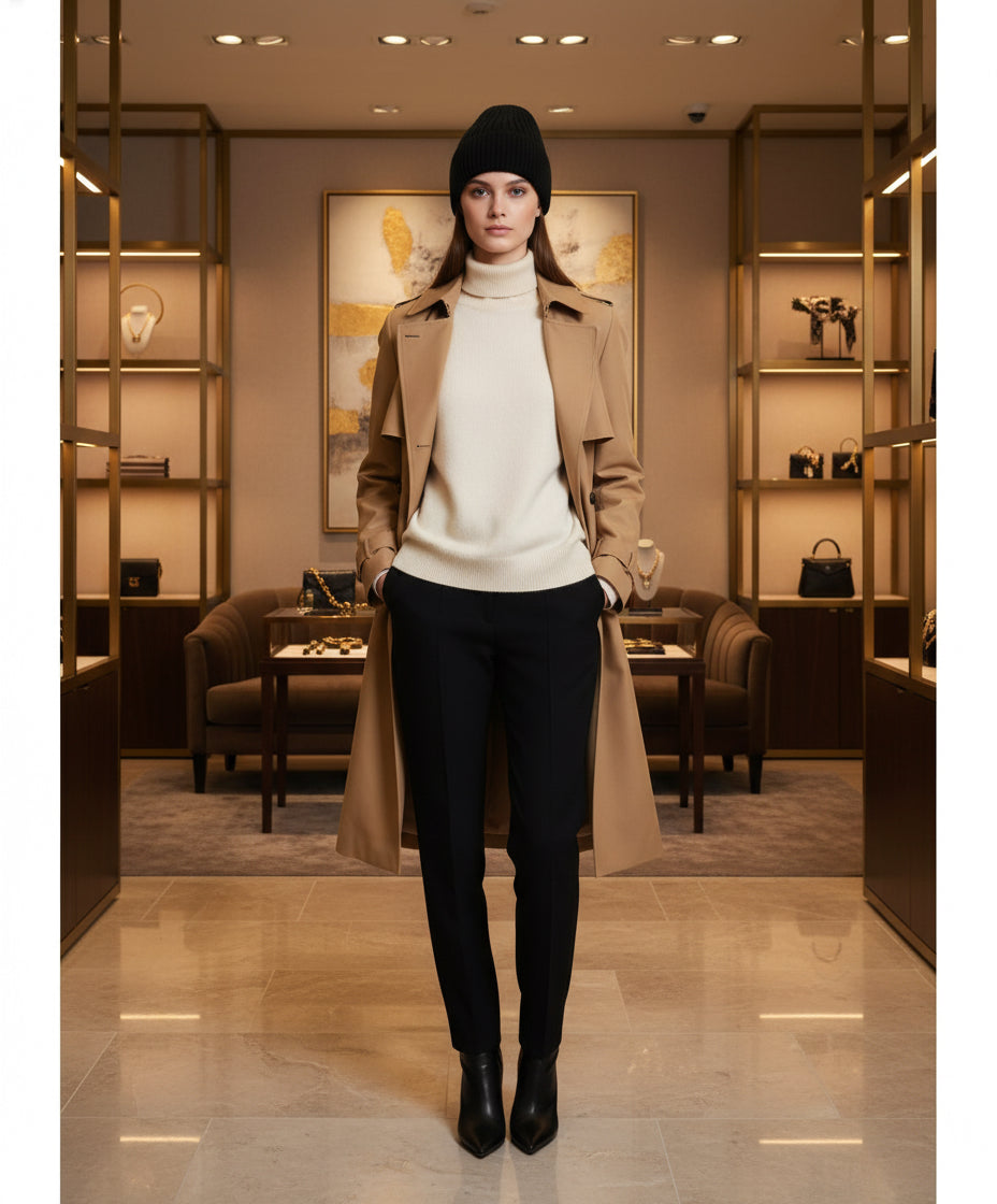 Dolce & Gabbana Black Wool Knit Women Winter Hat Dolce & Gabbana