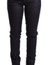 Ermanno Scervino Blue Low Waist Skinny Slim Trouser Cotton  Jeans Ermanno Scervino