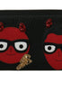 Dolce & Gabbana Black Red Leather #DGFAMILY Zipper Continental Wallet Dolce & Gabbana