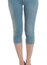 Ermanno Scervino Blue Capri Pants Cropped Jeans Ermanno Scervino