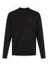 Hugo Boss Black Cotton Logo Details Sweatshirt Hugo Boss