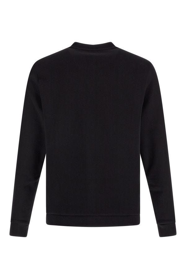 Hugo Boss Black Cotton Logo Details Sweatshirt Hugo Boss