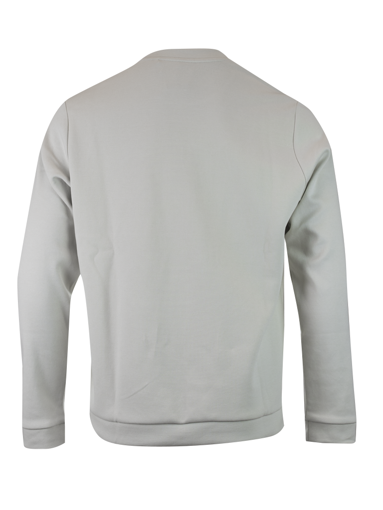 Hugo Boss Beige Cotton Round Neck Sweatshirt Hugo Boss