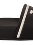 Dolce & Gabbana Black Leather I Love D&G Slides Sandals Dolce & Gabbana
