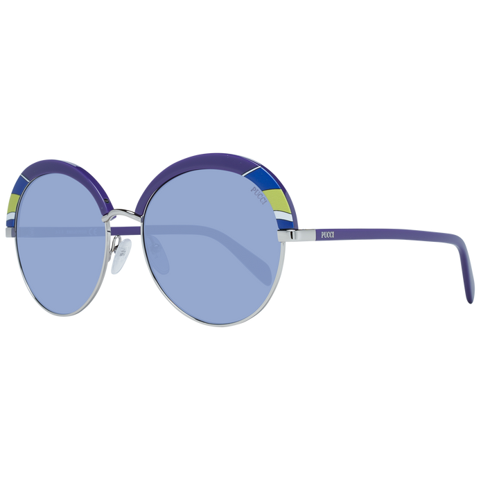 Emilio Pucci Purple Metal & Plastic Sunglasses Emilio Pucci