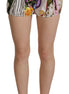 Dolce & Gabbana Multicolor High Waist Hot Pants Shorts Dolce & Gabbana