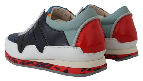 Dolce & Gabbana Multicolor Leather Sport Low Top Sneakers Dolce & Gabbana