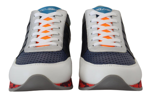 Dolce & Gabbana Multicolor Leather Sport Low Top Sneakers Dolce & Gabbana
