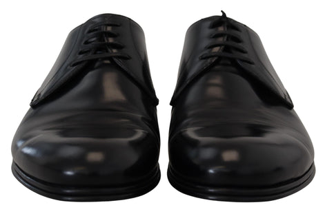 Dolce & Gabbana Black Leather Formal Dress Shoes Dolce & Gabbana